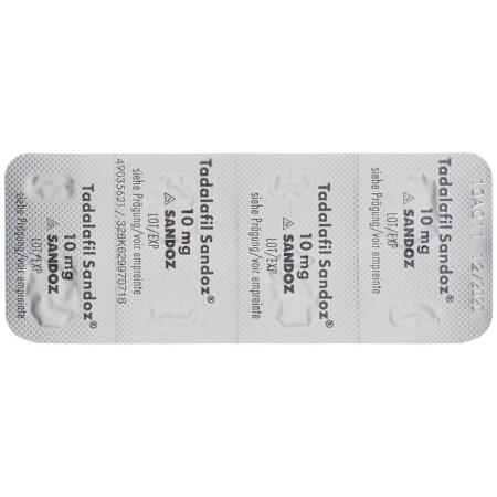 TADALAFIL Sandoz film tablets 10 mg - PrimeCare Global