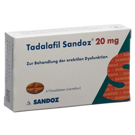 TADALAFIL Sandoz Filmtabl 20 mg - PrimeCare Global
