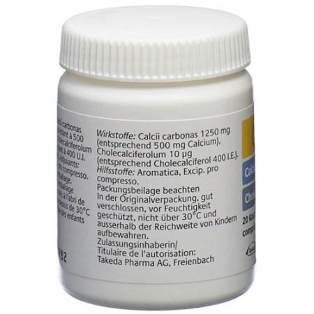 Calcimagon D3 Chewable Lemon Ds 20 pcs - PrimeCare Global