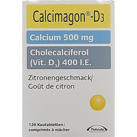 Calcimagon D3 Chewable Lemon Ds 120 pcs - PrimeCare Global
