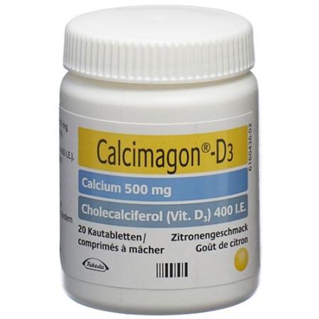 Calcimagon D3 Chewable Lemon Ds 120 pcs - PrimeCare Global