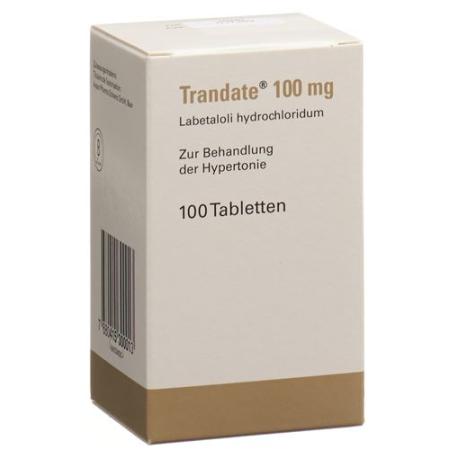 Trandate Tabl 100 mg Ds 100 pcs - PrimeCare Global