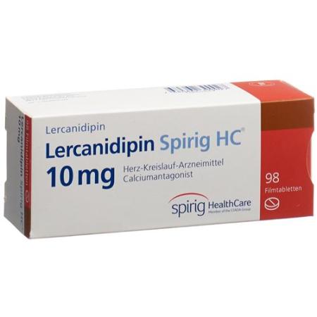 Lercanidipin Spirig HC Filmtabl 10 mg 98 pcs - PrimeCare Global