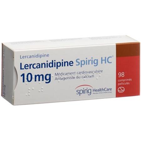 Lercanidipin Spirig HC Filmtabl 10 mg 98 pcs - PrimeCare Global