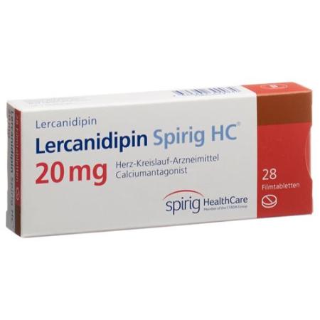 Lercanidipin Spirig HC Filmtabl 20 mg 28 pcs - PrimeCare Global