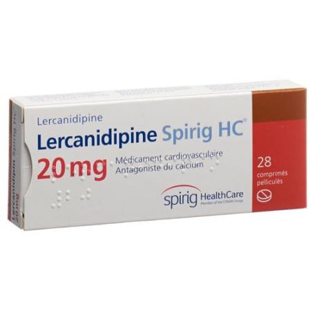 Lercanidipin Spirig HC Filmtabl 20 mg 28 pcs - PrimeCare Global