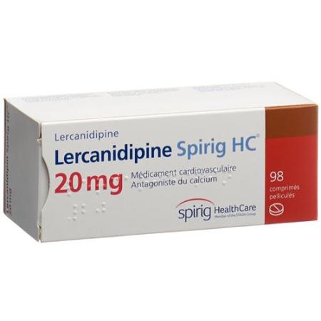 Lercanidipin Spirig HC Filmtabl 20 mg 98 pcs - PrimeCare Global