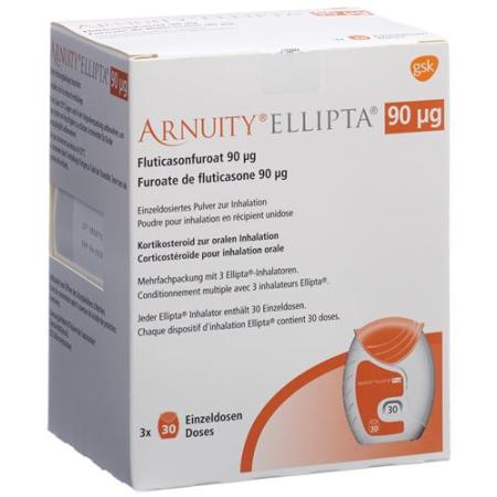 Arnuity Ellipta Inh Plv 90 mcg 3 x 30 doses - PrimeCare Global
