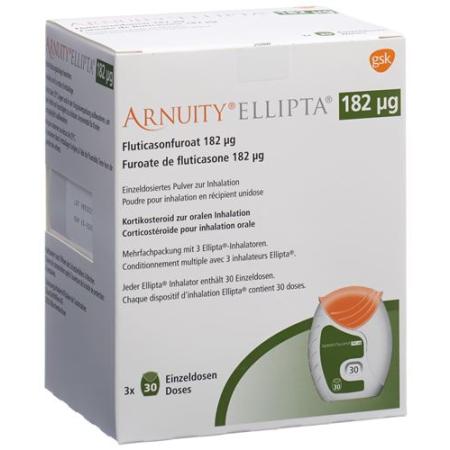 Arnuity Ellipta Inh Plv 182 mcg 3 x 30 doses - PrimeCare Global