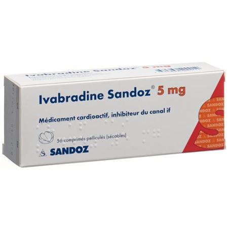 Ivabradine Sandoz film tablets 5 mg 56 pcs - PrimeCare Global