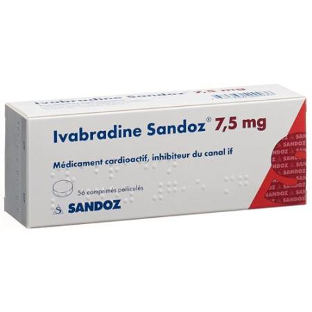 Ivabradine Sandoz film tablets 7.5 mg 56 pcs - PrimeCare Global