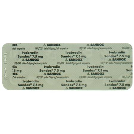 Ivabradine Sandoz film tablets 7.5 mg 56 pcs - PrimeCare Global
