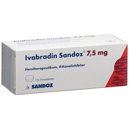 Ivabradin Sandoz film tablets 7.5 mg 112 pcs - PrimeCare Global
