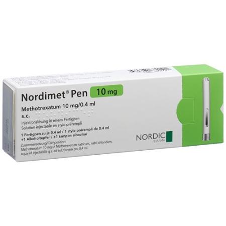 Nordimet Inj L&ouml;s 10 mg/0.4ml pre-filled pen - PrimeCare Global