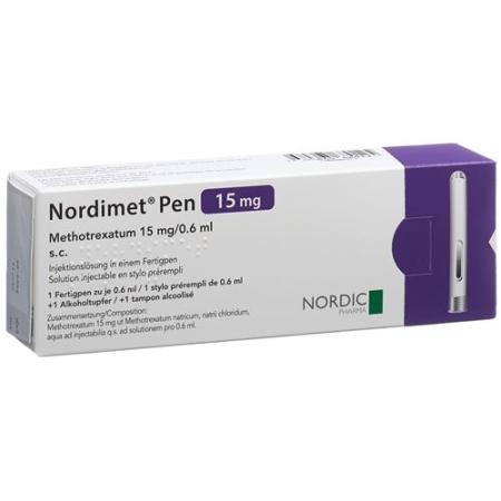 Nordimet Inj L&ouml;s 15 mg/0.6ml pre-filled pen - PrimeCare Global