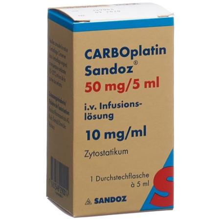 Carboplatin Sandoz Inf L&ouml;s 50 mg/5ml Durchstf - PrimeCare Global