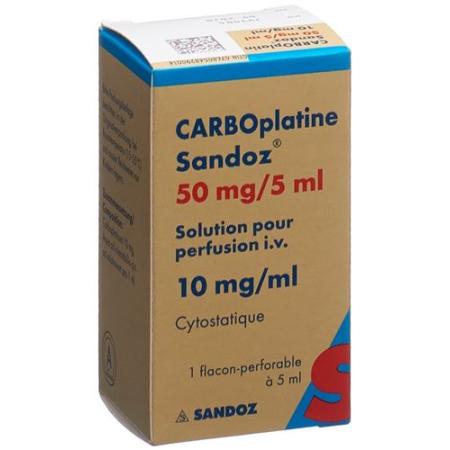 Carboplatin Sandoz Inf L&ouml;s 50 mg/5ml Durchstf - PrimeCare Global