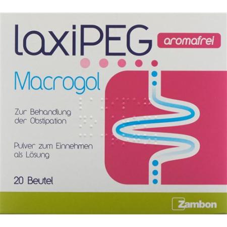 Laxipeg Plv flavor-free bags 20 pcs - PrimeCare Global