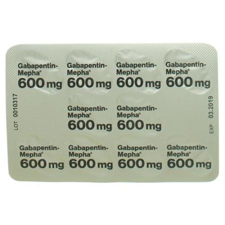 Gabapentin-Mepha Lactab 600 mg 50 pcs - PrimeCare Global