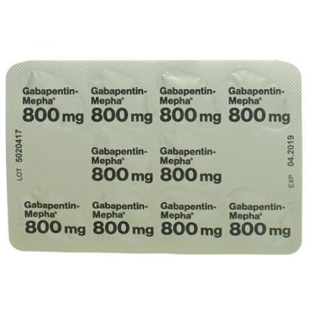 Gabapentin-Mepha Lactab 800 mg 100 pcs - PrimeCare Global