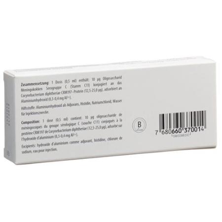 Menjugate Liquid Inj Susp Fertspr 0.5ml - PrimeCare Global