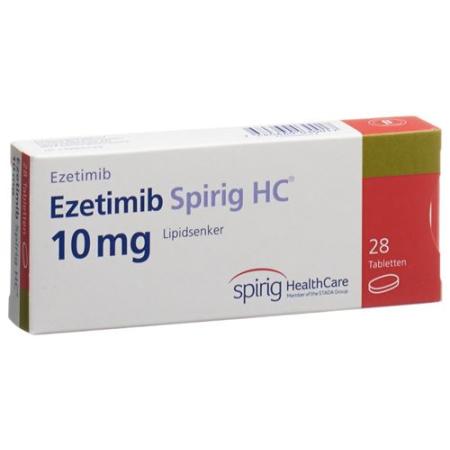Ezetimibe Spirig HC Tabl 10 mg 28 pcs - PrimeCare Global