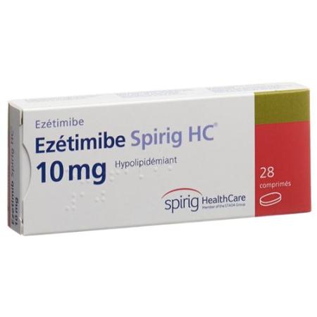 Ezetimibe Spirig HC Tabl 10 mg 28 pcs - PrimeCare Global