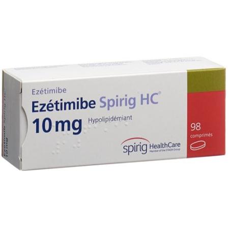 Ezetimibe Spirig HC Tabl 10 mg 98 pcs - PrimeCare Global