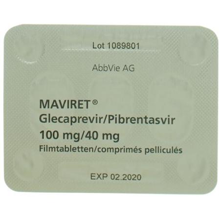 Maviret Filmtablet 100 mg/40 mg 84 pcs - PrimeCare Global