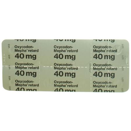 Oxycodon-Mepha Ret Tabl 40 mg 60 pcs - PrimeCare Global