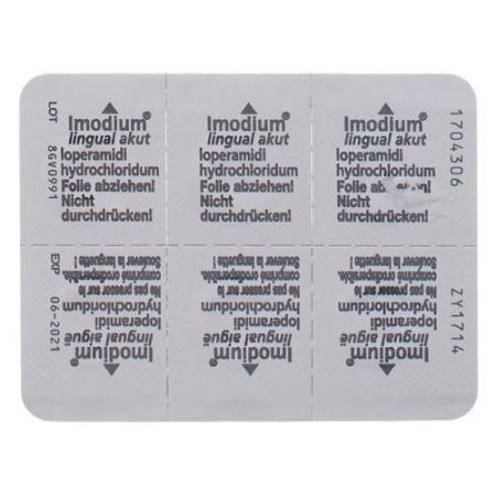 Imodium lingual acute melting tablet 2 mg 12 pcs - PrimeCare Global
