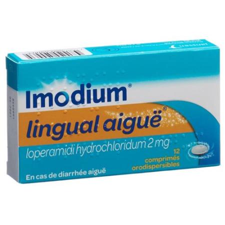 Imodium lingual acute melting tablet 2 mg 12 pcs - PrimeCare Global