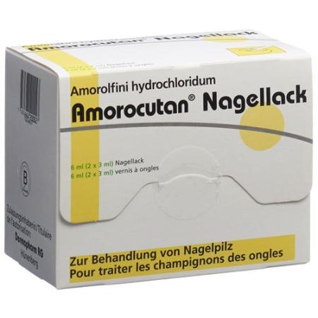 Amorocutan Nagellack L&ouml;s 50 mg/ml 2 Fl 3 ml - PrimeCare Global