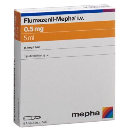 Flumazenil-Mepha Inj Loes 0.5mg/5ml 5amp 5ml - PrimeCare Global