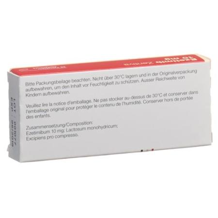 Ezetimibe Zentiva Tabl 10 mg 28 pcs - PrimeCare Global