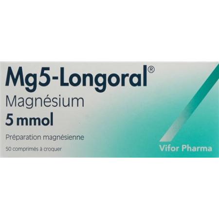 Mg5-Longoral Kautabl 5 mmol 50 pcs - PrimeCare Global