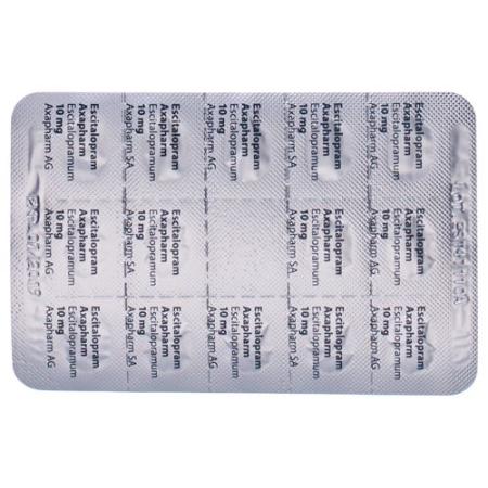 Escitalopram Axapharm Filmtabl 10 mg 14 pcs - PrimeCare Global