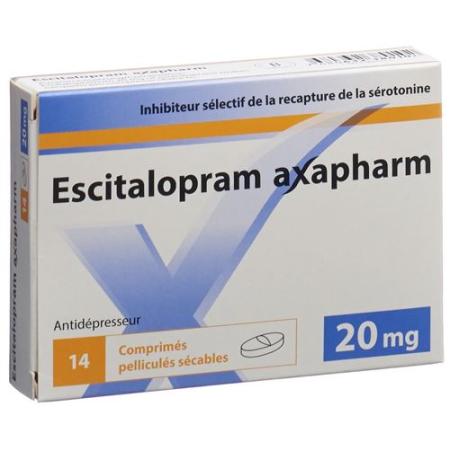 Escitalopram Axapharm Filmtabl 20 mg 98 pcs - PrimeCare Global