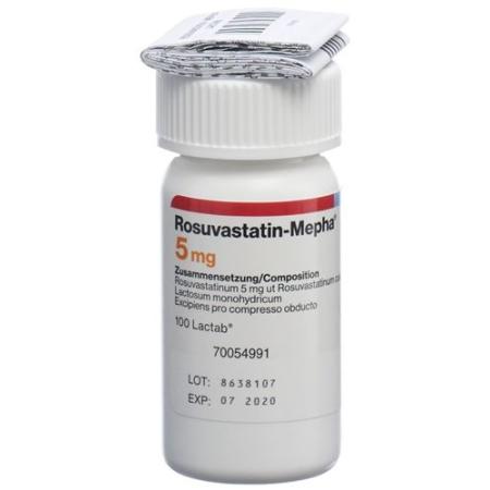 Rosuvastatin-Mepha Lactab 5 mg Ds 100 pcs - PrimeCare Global