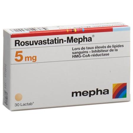 Rosuvastatin-Mepha Lactab 5 mg Ds 100 pcs - PrimeCare Global