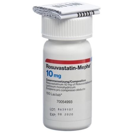 Rosuvastatin-Mepha Lactab 10 mg Ds 100 pcs - PrimeCare Global