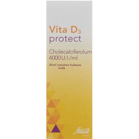 Vita D3 protect oral solution Fl 20 ml - PrimeCare Global