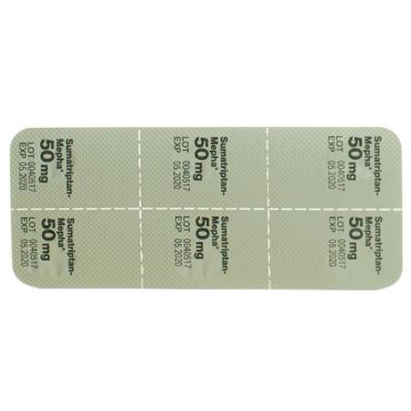 Sumatriptan-Mepha Lactab 50 mg 6 pcs - PrimeCare Global