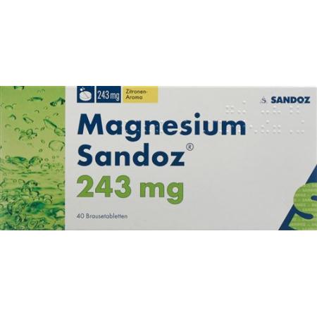 Magnesium Sandoz effervescent tablets 40 pcs - PrimeCare Global