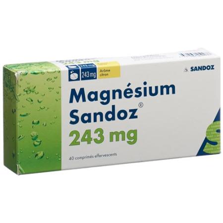 Magnesium Sandoz effervescent tablets 40 pcs - PrimeCare Global