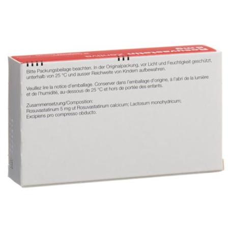 Rosuvastatin Zentiva Filmtabl 5 mg 28 pcs - PrimeCare Global