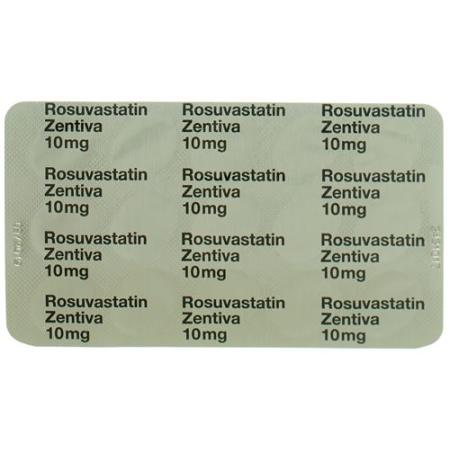 Rosuvastatin Zentiva Filmtabl 10 mg 28 pcs - PrimeCare Global