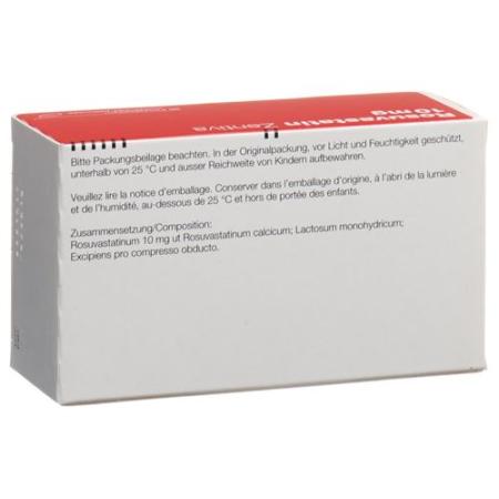 Rosuvastatin Zentiva Filmtabl 10 mg 98 pcs - PrimeCare Global
