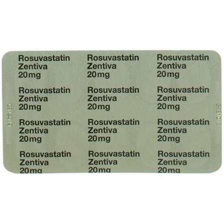 Rosuvastatin Zentiva Filmtabl 20 mg 28 pcs - PrimeCare Global