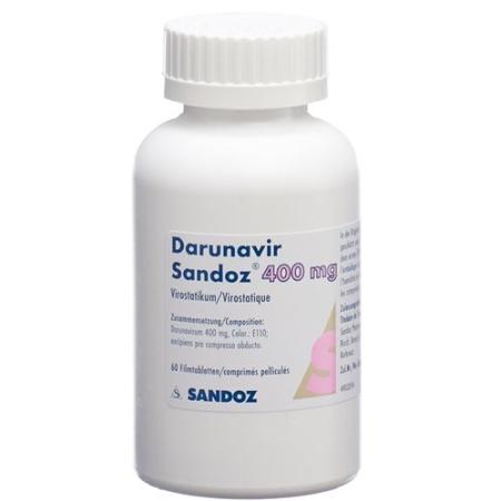 Darunavir Sandoz film tablets 400 mg bottle 60 pcs - PrimeCare Global